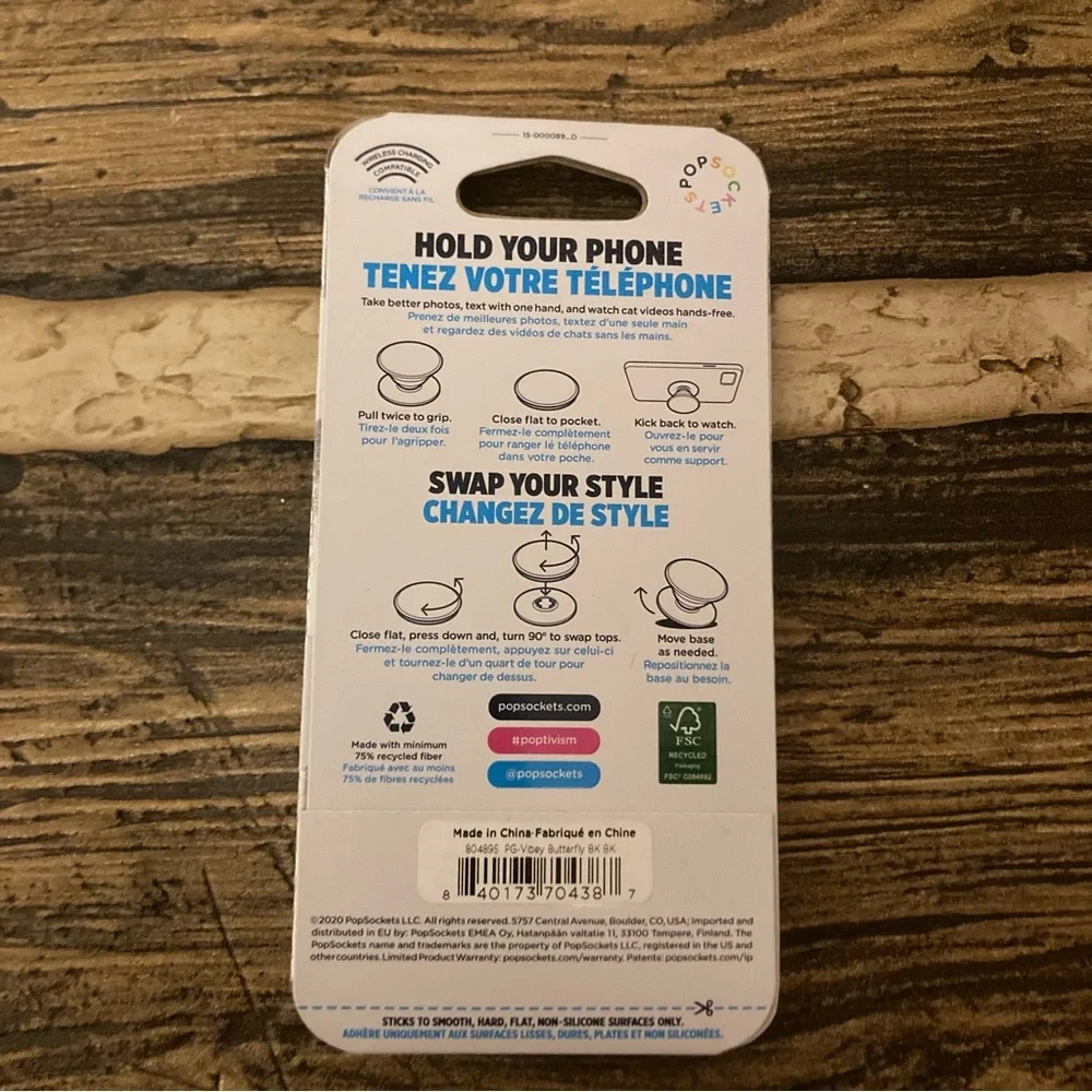Popsockets popgrip butterfly